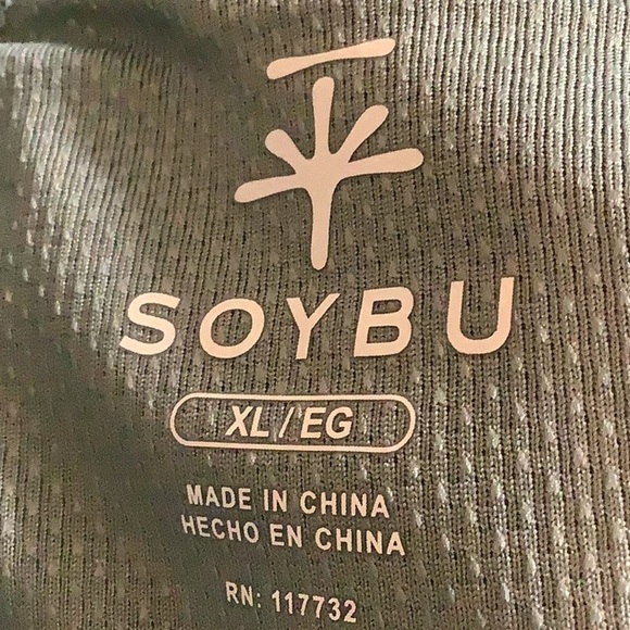 Soybu Size XL Skort Green Skirt Inner-Shorts Pockets Elastic Waist Stretch. New - Picture 5 of 6